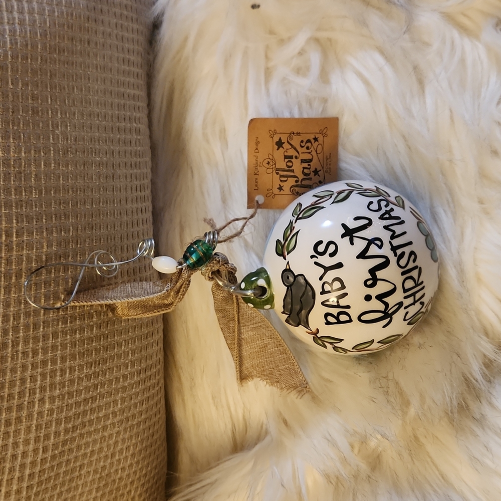 Baby's first Christmas ornament